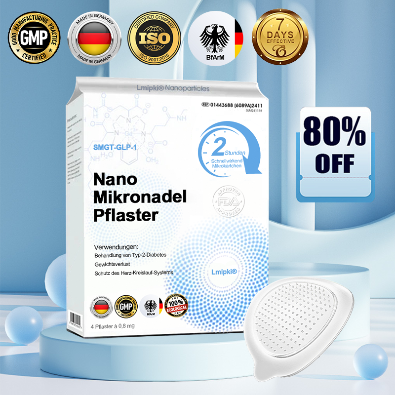DE Offizieller Laden: Lmipki® 𝐍𝐈𝐃𝐃𝐊-𝐓𝐢𝐫𝐳𝐞𝐩𝐚𝐭𝐢𝐝𝐞 𝐍𝐚𝐧𝐨 Mikronadeln Pflaster⚡（（Balancieren den Blutzucker, schmerzfrei, ohne Nebenwirkungen. Geeignet für Adipositas und Diabetes.）🤩