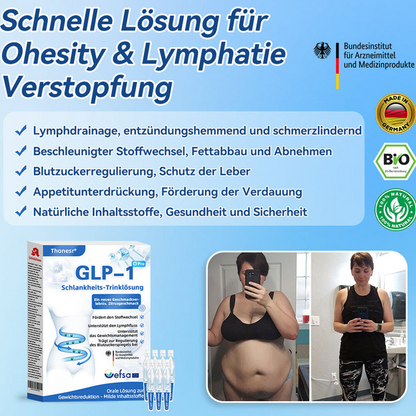 Thonesr® GLP-1 Pro Schlankheits-Trinklösung 7 Tage sichtbare Wirkung, keine Nebenwirkungen, geeignet für alle Altersgruppen 🌹