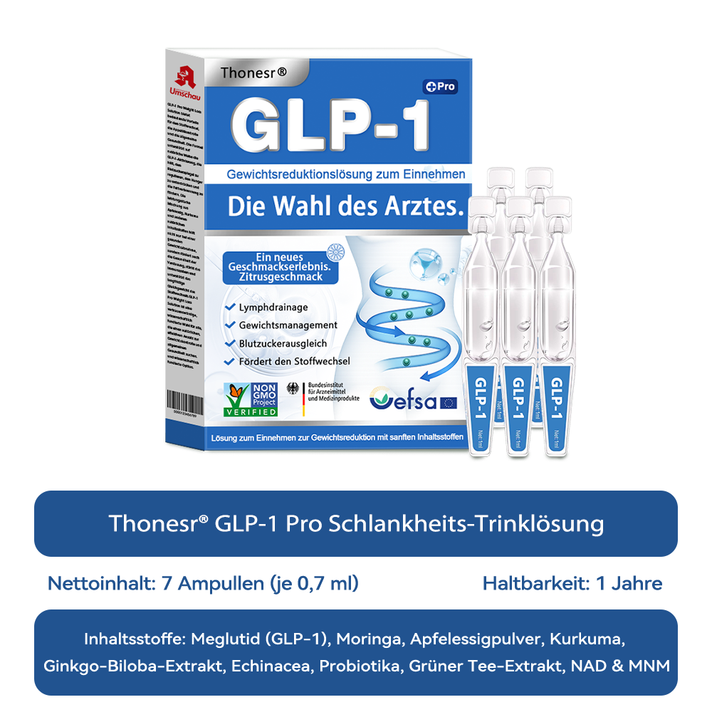 Thonesr® GLP-1 Pro Gewichtsreduktionslösung zum Einnehmen💧7 Tage sichtbare Wirkung, keine Nebenwirkungen, für alle Altersgruppen geeignet✔️