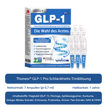 Thonesr® GLP-1 Pro Gewichtsreduktionslösung zum Einnehmen💧7 Tage sichtbare Wirkung, keine Nebenwirkungen, für alle Altersgruppen geeignet✔️