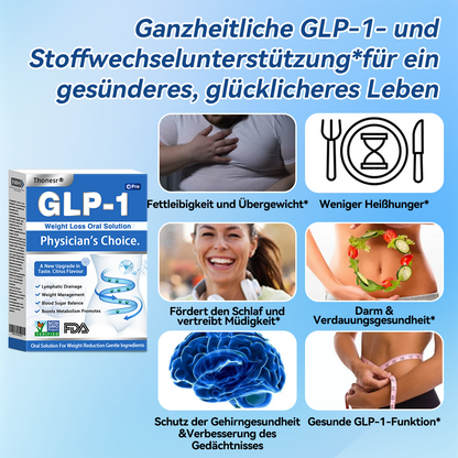 Thonesr® GLP-1 Pro Gewichtsreduktionslösung zum Einnehmen💧7 Tage sichtbare Wirkung, keine Nebenwirkungen, für alle Altersgruppen geeignet✔️